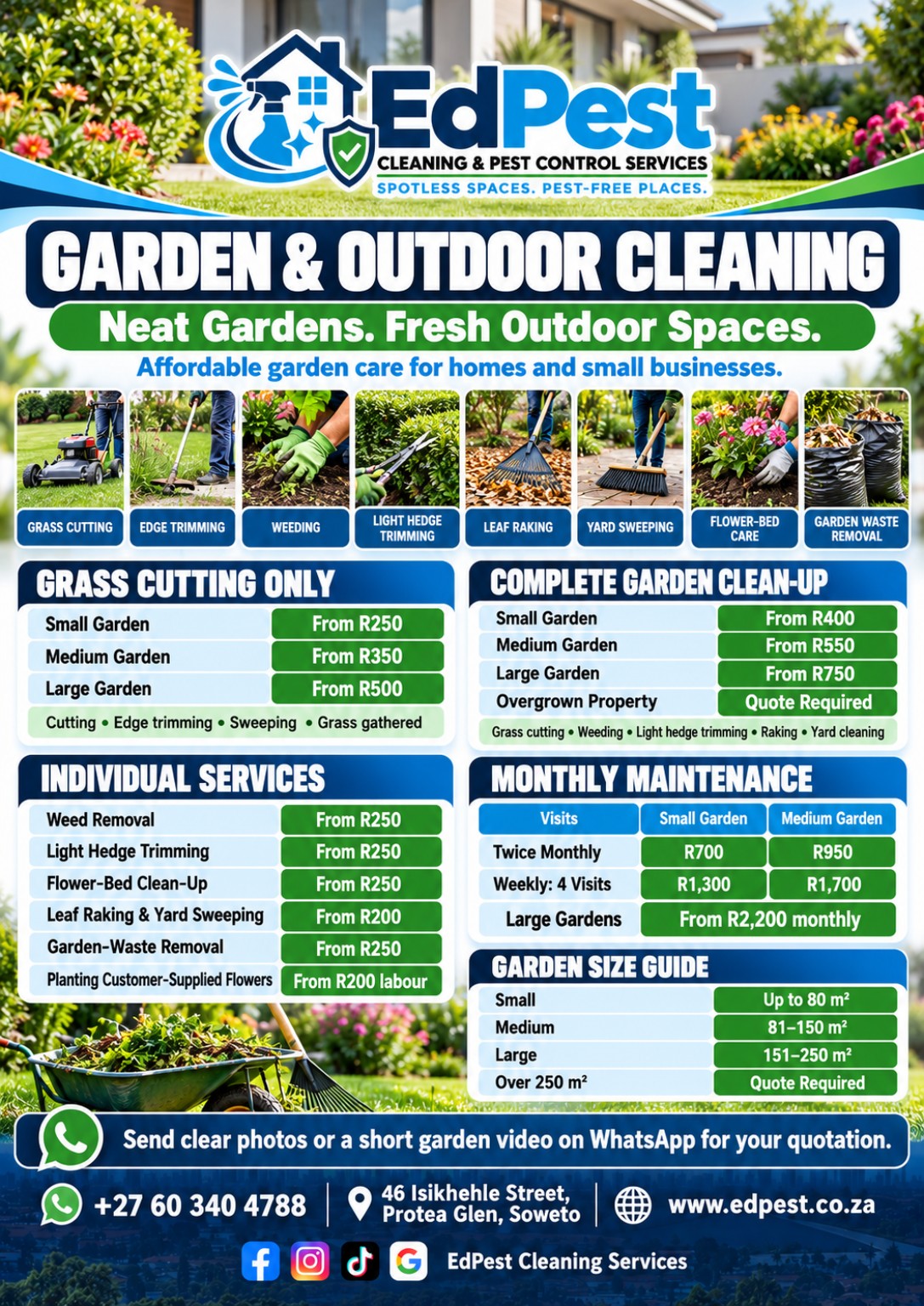 EdPest garden care price guide